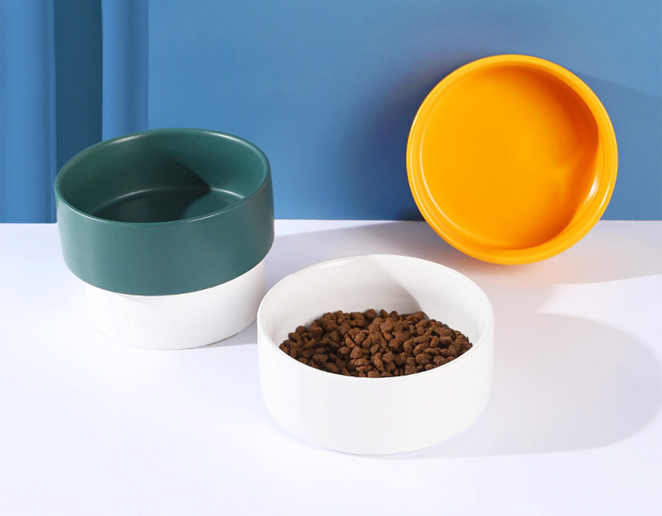 Ceramic Dog Feeder Pet Cat Food HOTS-PLC003-11