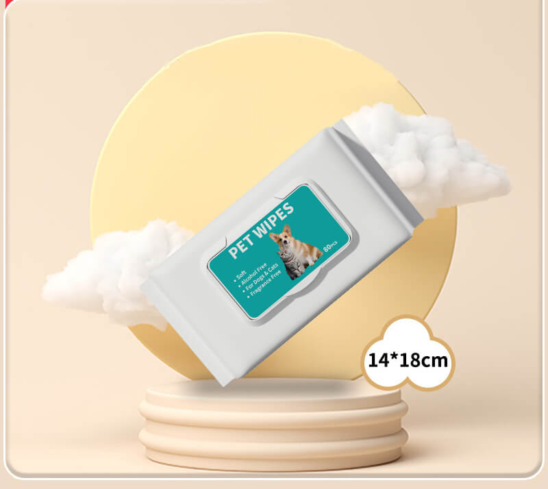 Pet Wipes for Dogs Cats Natural HOTS-PW003-58