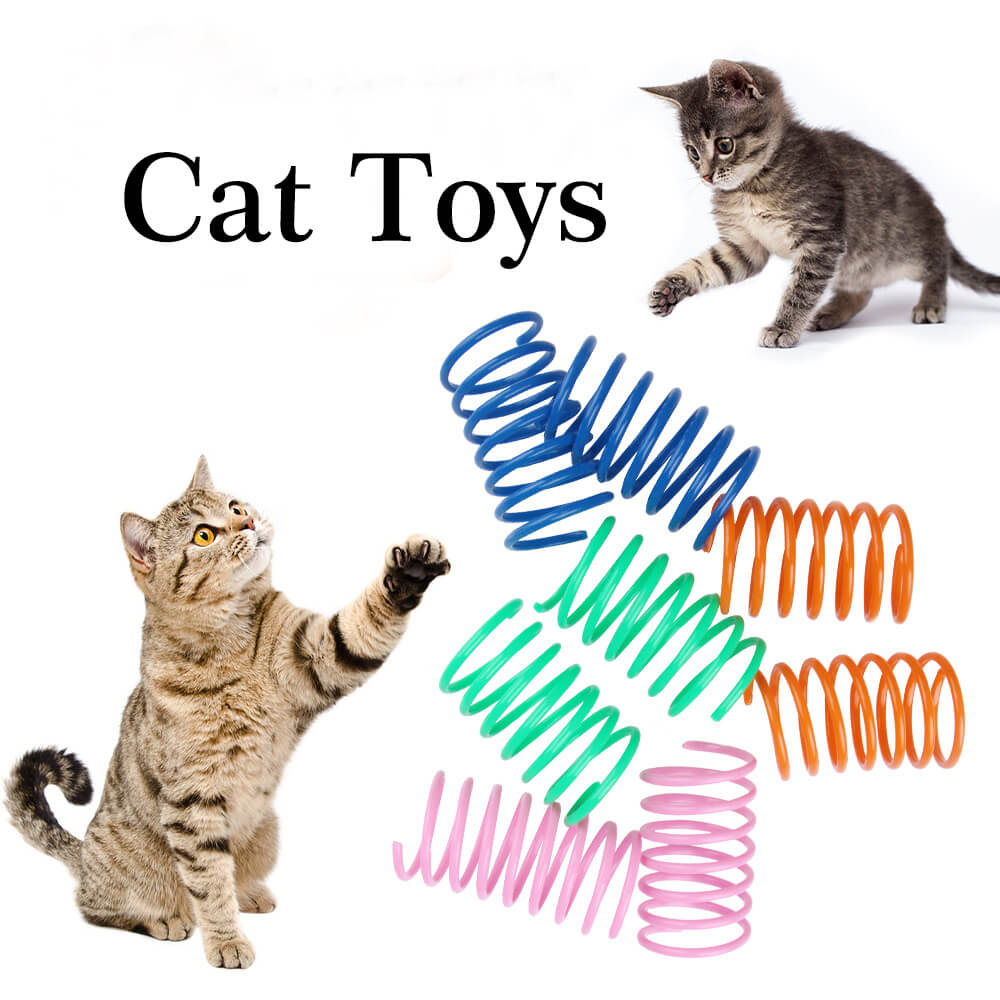 Cat Kittens Toys Plastic Coil HOTS-PTA009-134